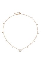 Necklace Gucci Woman Interlocking G in Rose Gold Diamante YBB72940200100U - YBB72940200100U